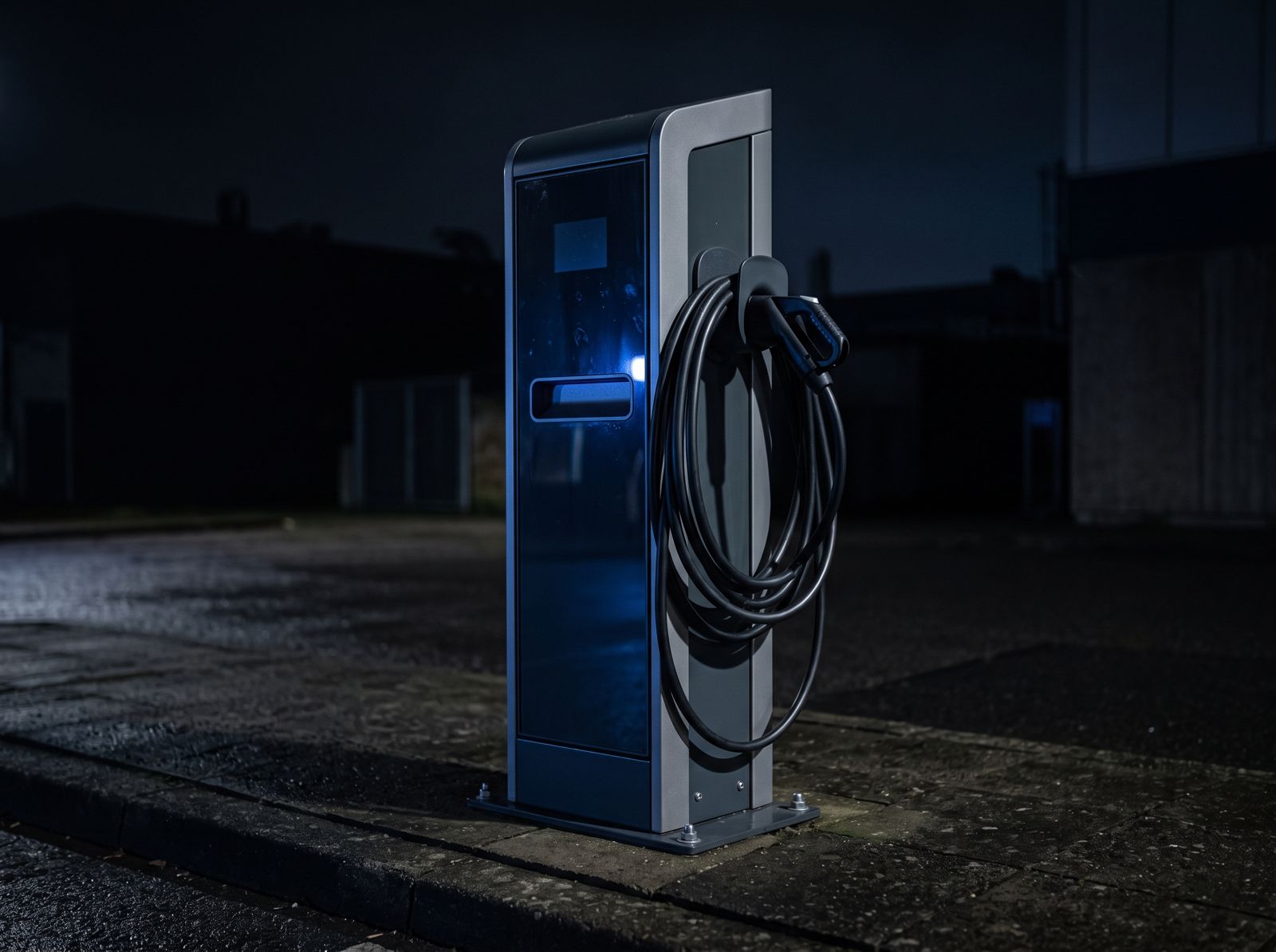 Borne de recharge de véhicule électrique de nuit